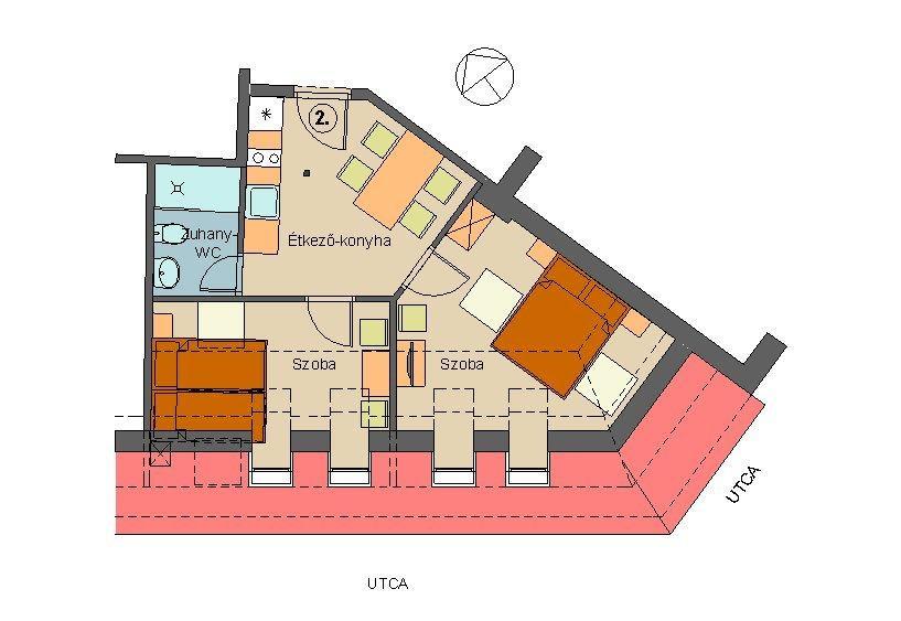 Corner Apartman 에게르 객실 사진